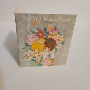 VINTAGE American Greetings | Cupid Bridal Shower Card